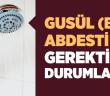 Gusül Abdesti Gerektiren Haller