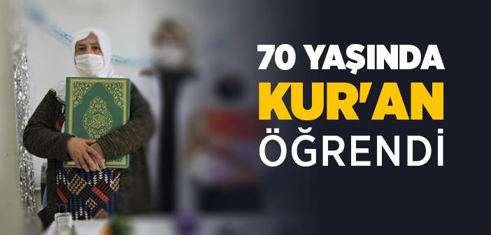 70 Yaşında Kur'an Öğrendi