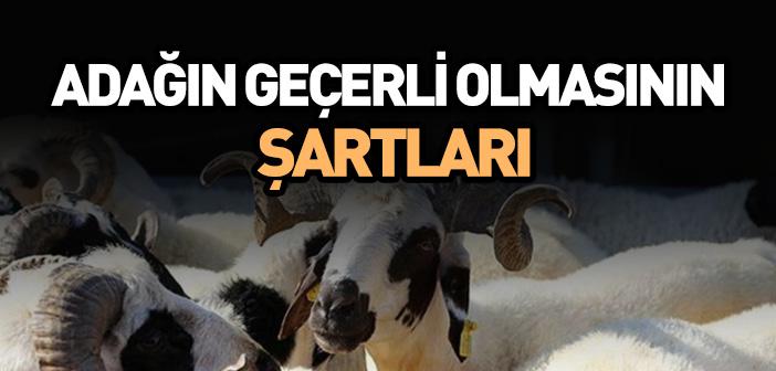 Adağın Geçerli Olmasının Şartları