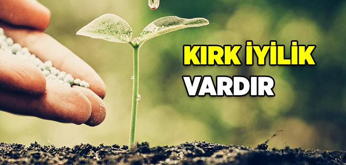 “Kırk İyilik Vardır” Hadisi