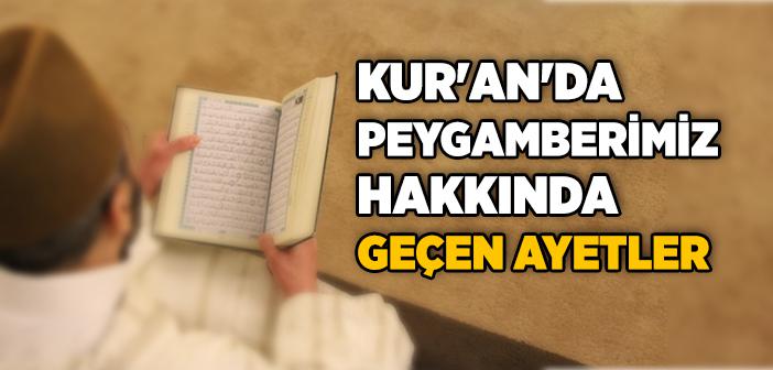 Peygamber Efendimiz ile İlgili Ayetler