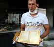 Küle Dönen Evde Bir Tek Kur’an-ı Kerim Zarar Görmedi