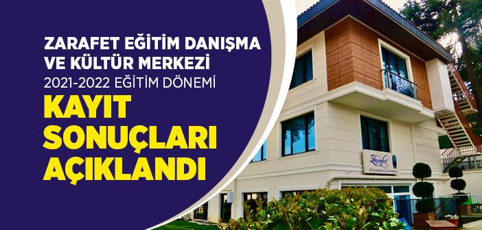 Zarafet Eğitim Danışma ve Kültür Merkezi 2021-2022 Eğitim Dönemi Kayıt Sonuçları Açıklandı