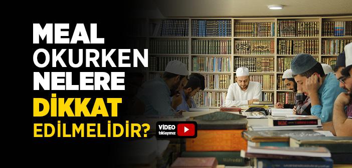 Meal Okurken Nelere Dikkat Edilmelidir?