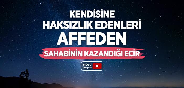 Haysiyetini Sadaka Veren Sahabi