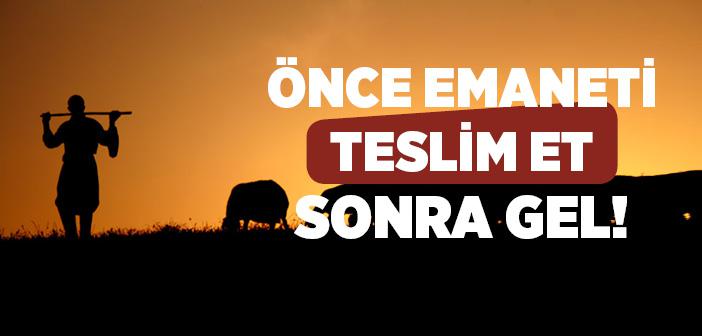 Peygamberimizin Emanete Verdiği Önem