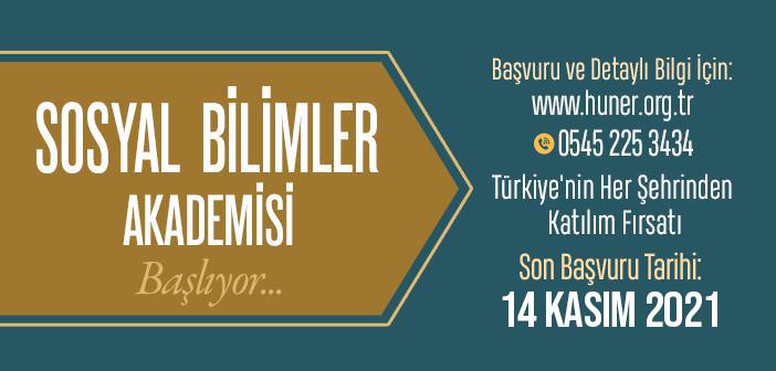 Sosyal Bilimler Akademisi Başlıyor