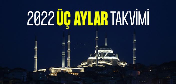 2022 / 1443 Üç Aylar Takvimi