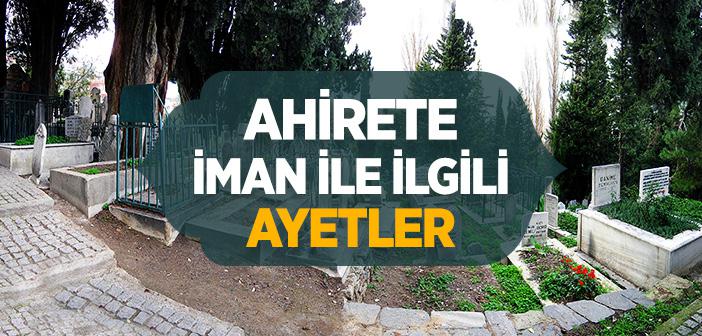 Ahirete İman ile İlgili Ayetler