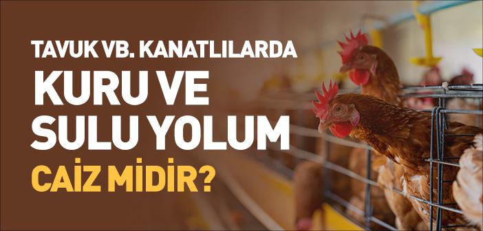 Kuru ve Sulu Yolum Caiz midir?