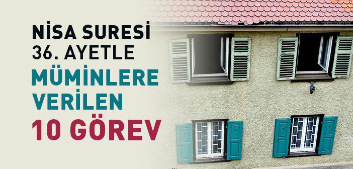 Komşu Hakkı ile İlgili Ayet (Nisa Suresi 36. Ayet)