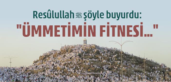 “Ümmetimin Fitnesi Maldır” Hadisi