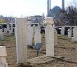 Edirne'deki Tarihi Muradiye Camisi'nin Haziresindeki Mezar Taşları Onarıldı