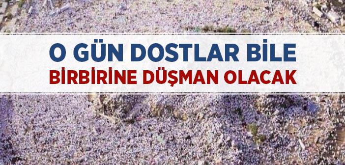 “O Gün Dostlar Bile Birbirine Düşman Olacaktır” Ayeti