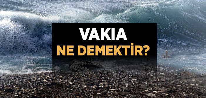 Vakıa Ne Demek?