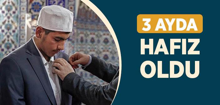 17 Yaşındaki Genç 3 Buçuk Ayda Hafız Oldu