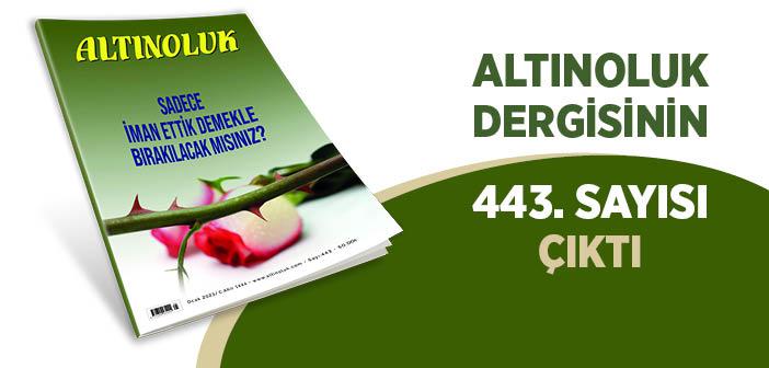 Altınoluk Dergisinin Ocak 2023 Sayısı Çıktı