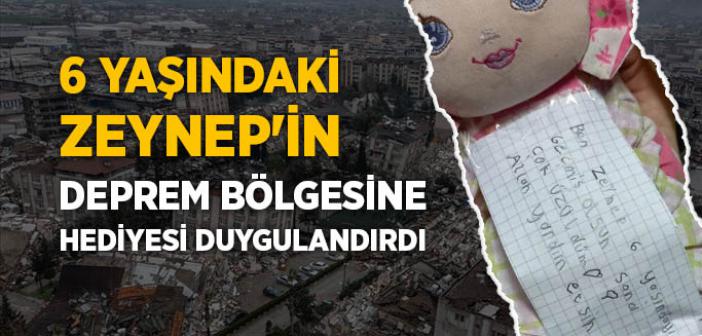 6 Yaşındaki Zeynep Oyuncak Bebeğinin Üzerine Not Yazarak Deprem Bölgesine Gönderdi