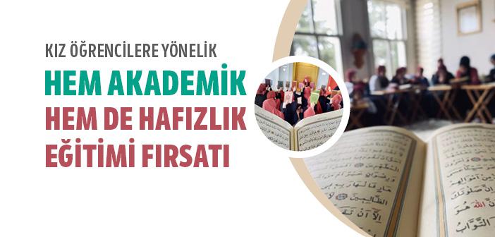 Mehmet Akif Ersoy Kız Kuran Kursu Bünyesinde Hizmet Veren MA-İ TESNİM Hafızlık Akademisi Ön Kayıtları Başladı