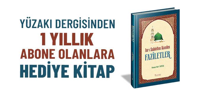 Yüzakı Dergisinden 1 Yıllık Abone Olanlara Hediye Kitap Kampanyası