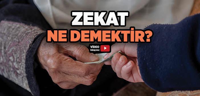 Zekat Ne Demek?