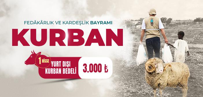 2023 Hüdayi Vakfı Yurt Dışı Kurban Fiyatları