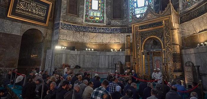 Ayasofya-i Kebir Cami-i Şerifi'nde İstanbul'un Fethi İçin Mevlit Okutuldu