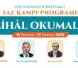 Aziz Mahmud Hüdayi Vakfı İlmihal Okumaları Yaz Kampı Programı