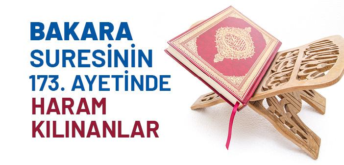 Bakara Suresinin 173. Ayeti Ne Anlatıyor?