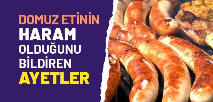 Domuz ile İlgili Ayetler