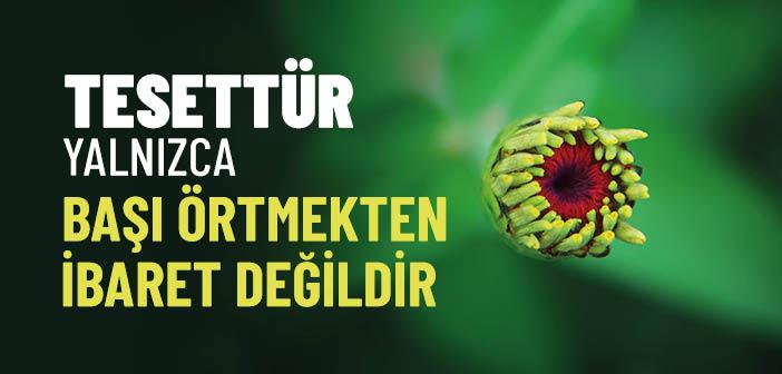 Tesettür, Sadece Başı Örtmekten İbaret Değildir