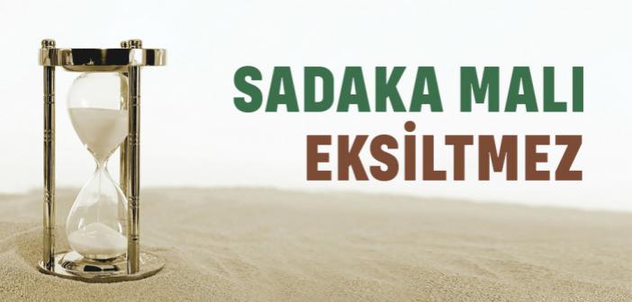 Sadaka Malı Eksiltmez