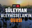 Süleyman Aleyhisselam’ın Duası (Neml Sûresi, 19)