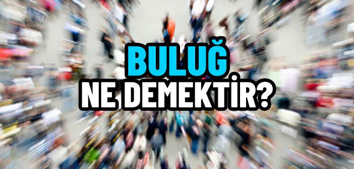 Buluğ (Ergenlik) Ne Demek?