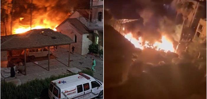 İsrail'in Gazze'deki El-Ehli Baptist Hastanesini Bombalaması Sonucu 500 Kişi Öldü