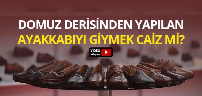 Domuz Derisinden Yapılan Ayakkabıyı Giymek Caiz mi?