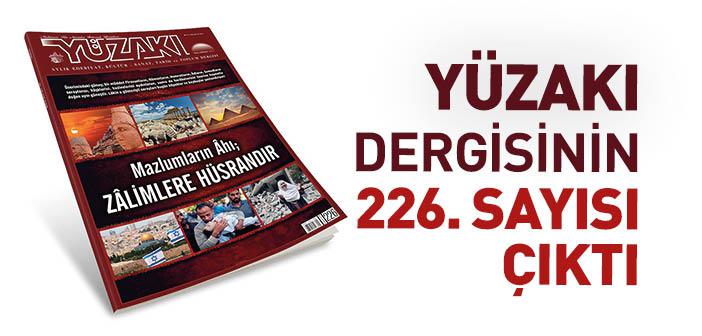 Yüzakı Dergisinin Aralık 2023 Sayısı Çıktı