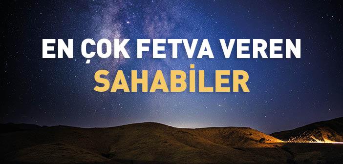 Fetva Veren Sahabiler