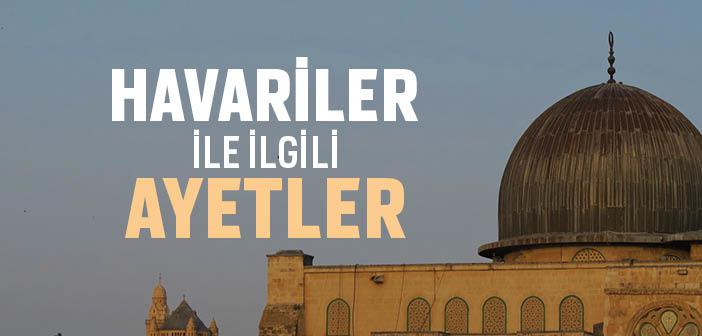 Havariler ile İlgili Ayetler