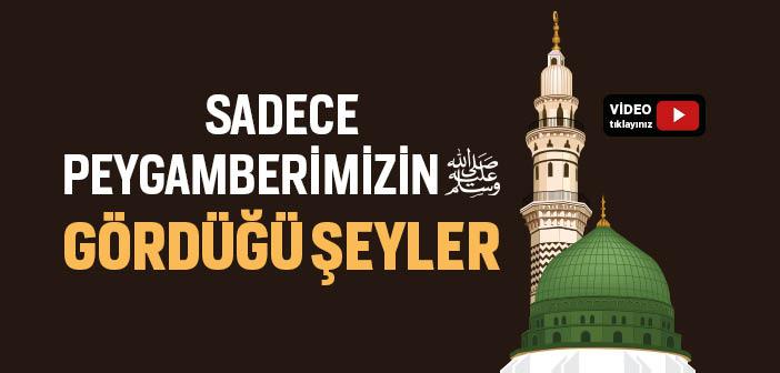 Sadece Peygamberimizin Gördüğü Şeyler