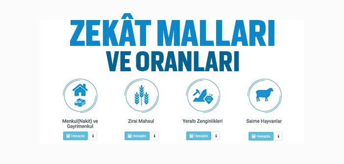 Zekât Malları ve Oranları