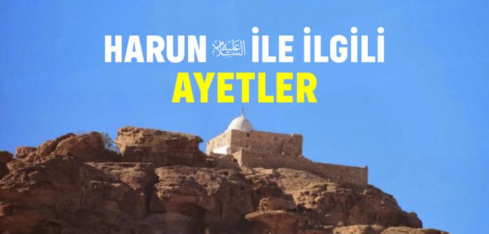 Hz. Harun (a.s.) ile İlgili Ayetler