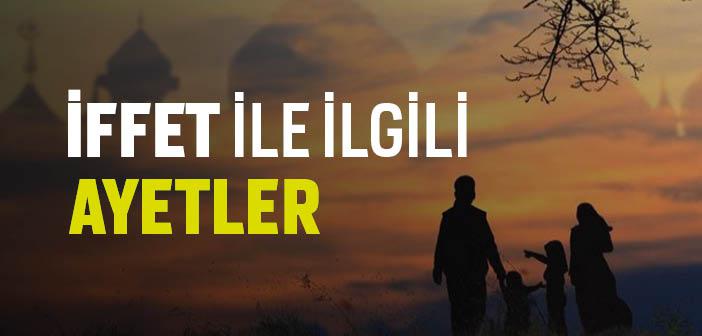 İffet ile İlgili Ayetler