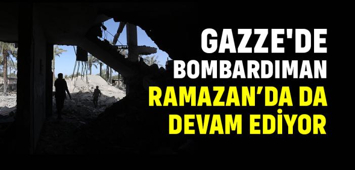 İsrail Ramazan'ın İlk Gününde Gazze'ye Düzenlediği Saldırılarda Çok Sayıda Filistinliyi Şehit Etti