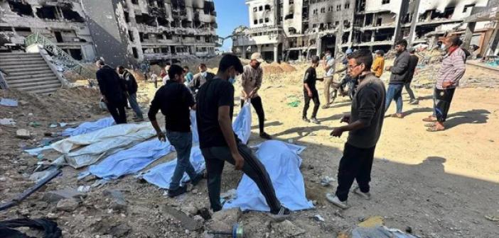 Katil İsrail'in 193 Gündür Saldırılarını Sürdürdüğü Gazze'de Can Kaybı 33 Bin 843'e Çıktı