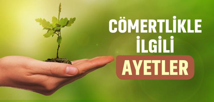 Cömertlikle İlgili Ayetler