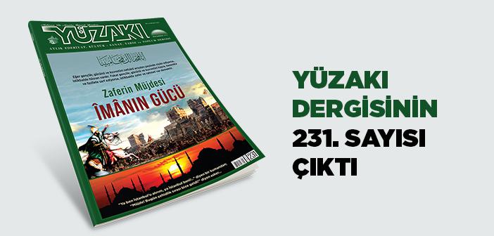 Yüzakı Dergisinin Mayıs 2024 Sayısı Çıktı