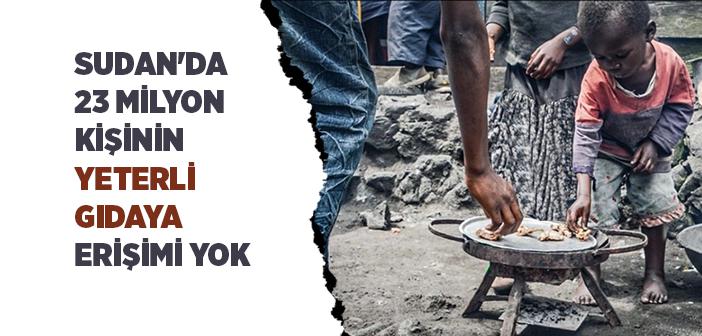 BM: Sudan'da 23 Milyon Kişinin Yeterli Gıdaya Erişimi Yok