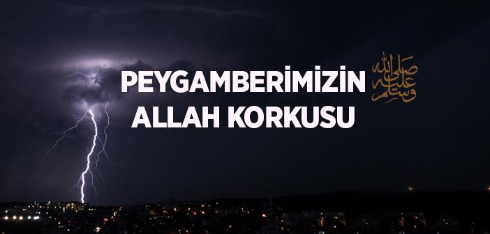 Peygamberimizin Allah Korkusu ile İlgili Örnekler