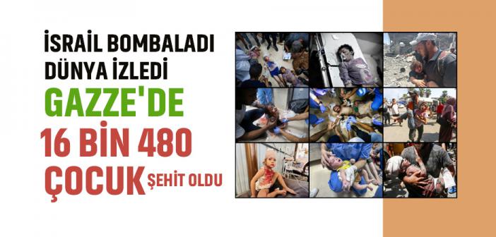 İsrail Katliamlarında 16 Bin 480 Filistinli Çocuk Öldü